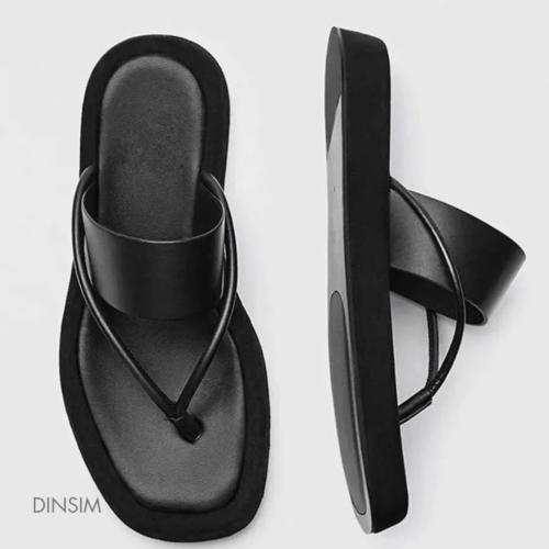 BLACK V SHAPE WEDGES - Image 2